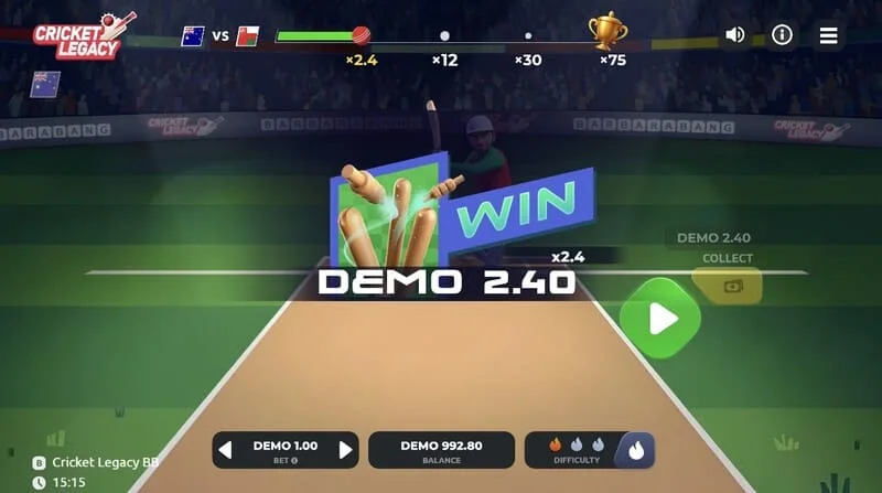 Cricket Legacy BB печалба